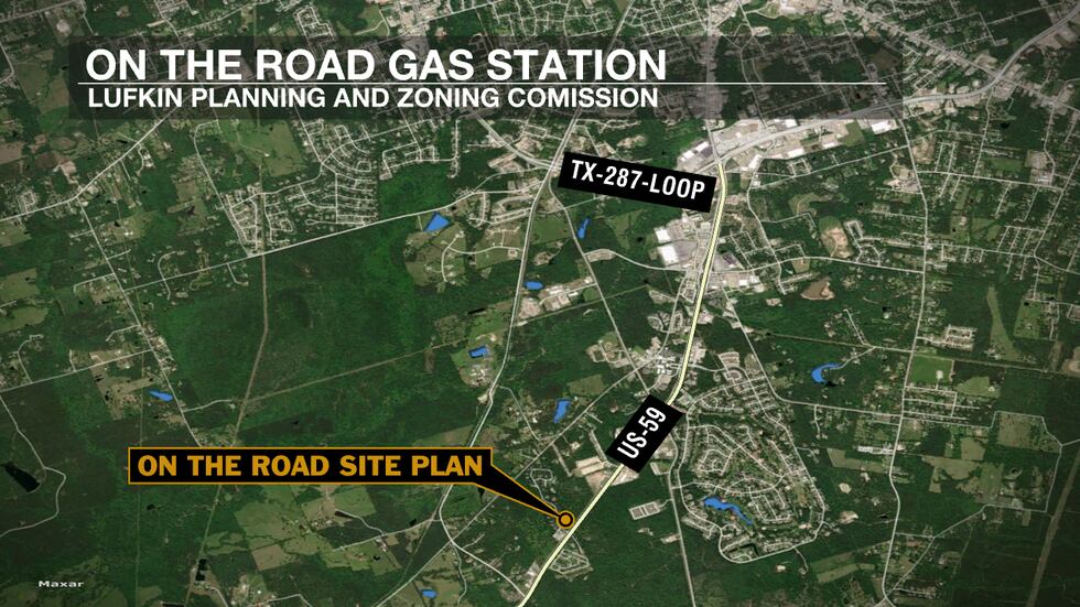 Tonight, the lufkin planning and zoning commission voted five-to-zero to deny "on the road's"...