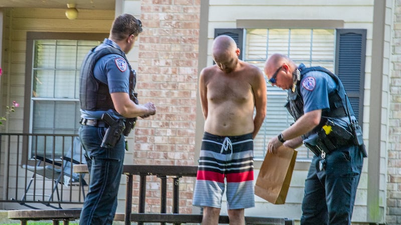 Lufkin police arrested Dean Orlov following a shooting in an apartment on South First Street.