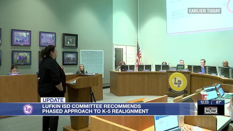 Lufkin ISD could convert primary schools to K-5 campuses starting 2027-28