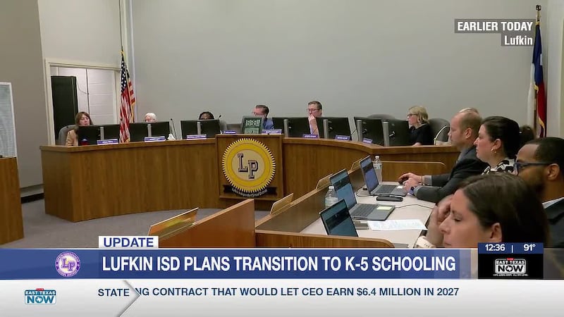 Lufkin ISD considers shifting to K-5 elementary campus model