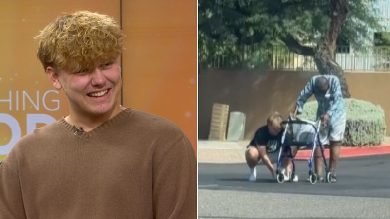 Jordan Hope didn’t know anyone was watching when he pulled over to help a stranger. By the...
