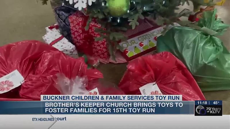 In Lufkin, Christmas came early for foster families served by Buckner Children and Family...