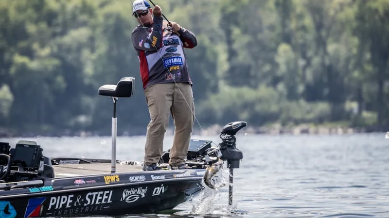 Huntington's Keith Combs sits in 33rd after the first day of the Bassmaster Elite Series on...