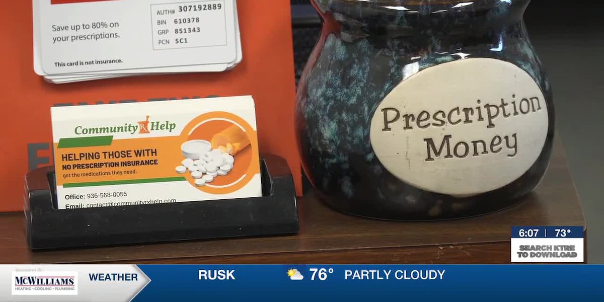Commnity Rx Help East Texas nonprofit helps residents afford medication as costs rise