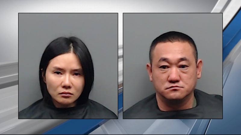 Lingfeng Wu, left, and Chunfeng Zhang, right