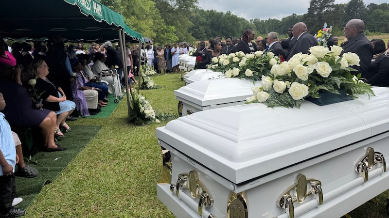 The 8 victims of the April 19 mass shooting were laid to rest at Forest Park West Cemetery.