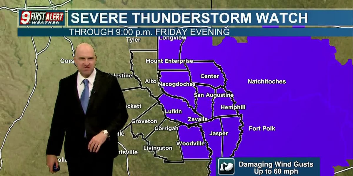 Isolated strong thunderstorms are possible this evening before more triple digit heat stays with us this weekend
