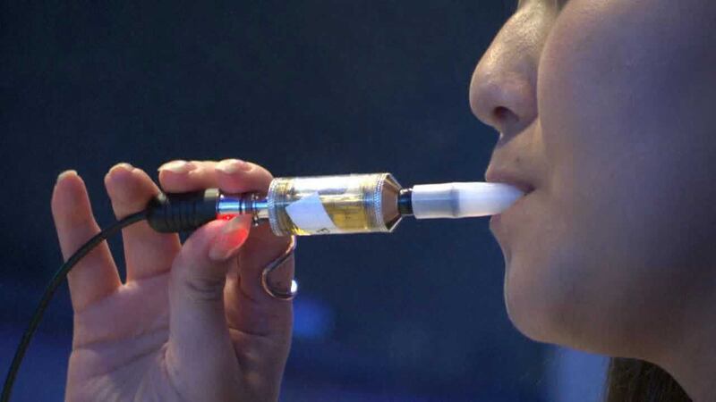 pic of someone vaping