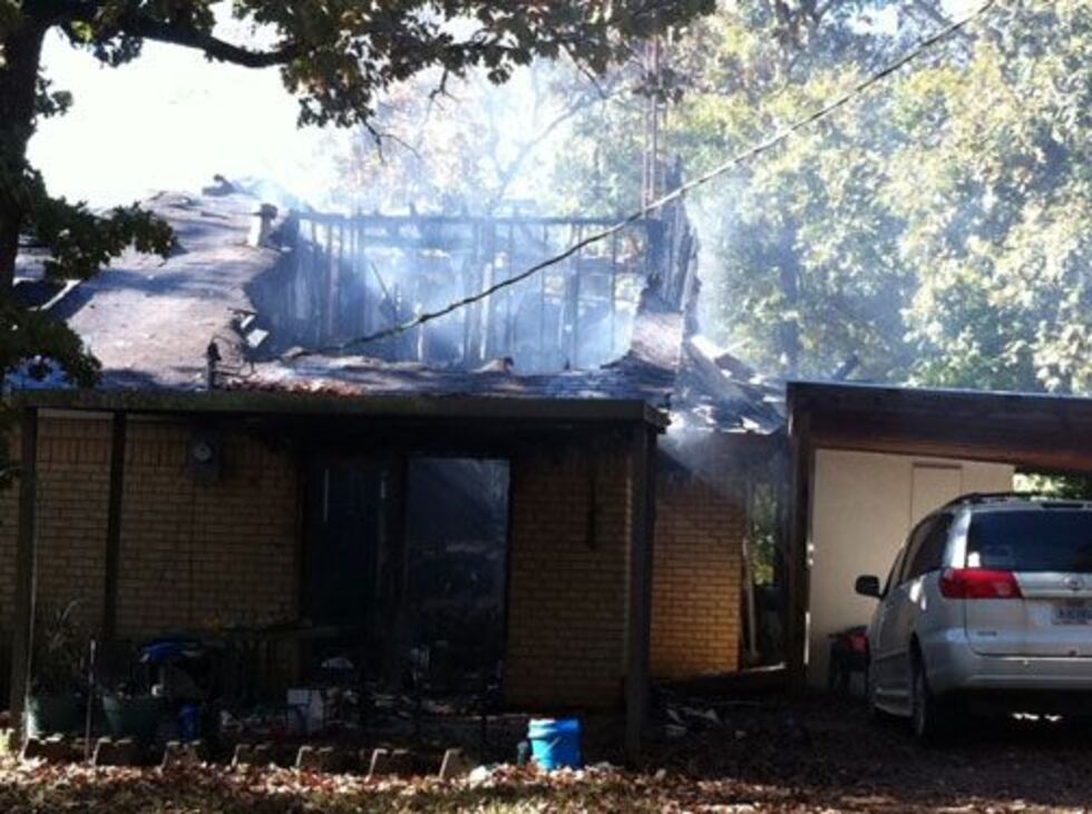 A woman was found dead, and an invalid man was rescued in two story house fire.(Source: KTRE...