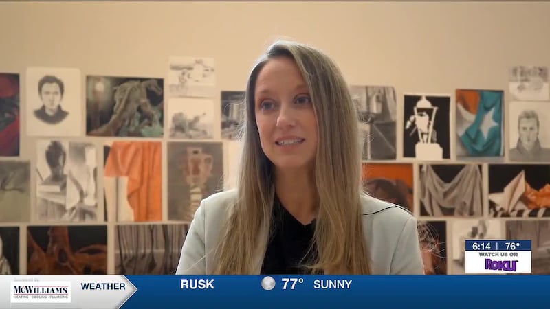 Angelina College students exhibit artwork in public gallery