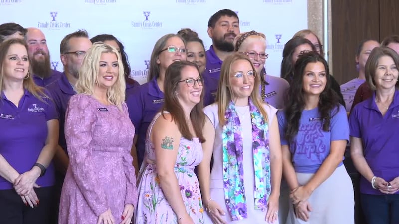 The Family Crisis Center of East Texas held its fourth annual ‘Passion for Purple’ luncheon to...