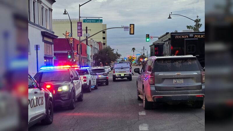 Several people are seriously hurt after a shooting involving police in downtown Tucson early...