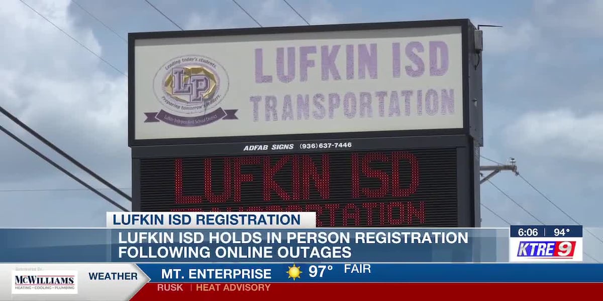 Lufkin ISD offers in-person registration help after Skyward outage