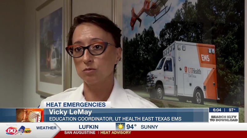 Vicky LeMay, the education coordinator for UT Health East Texas EMS.