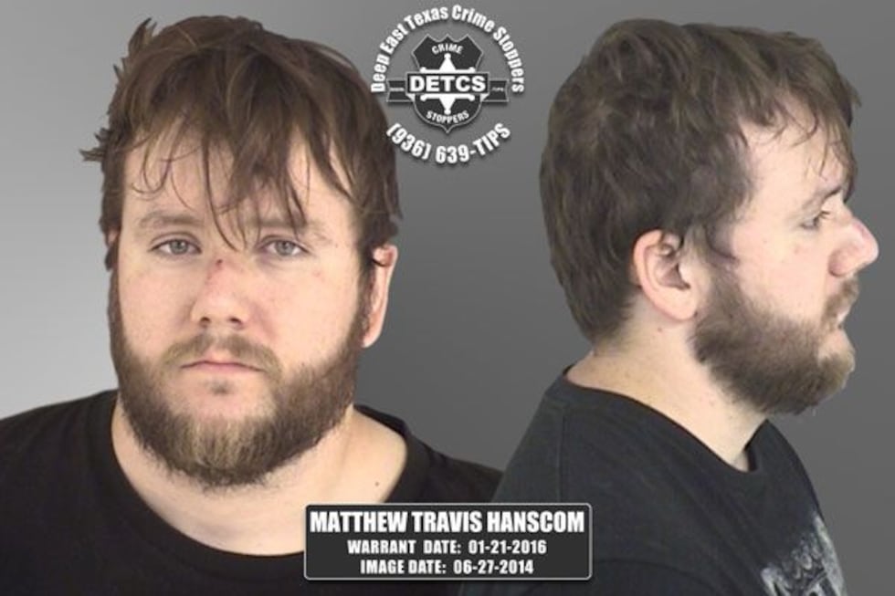 Matthew Hanscom (Source: Angelina County Jail)