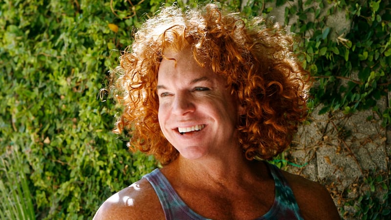 FILE -- Scott Thompson also known as "Carrot Top" is pictured at his home in Las Vegas on...