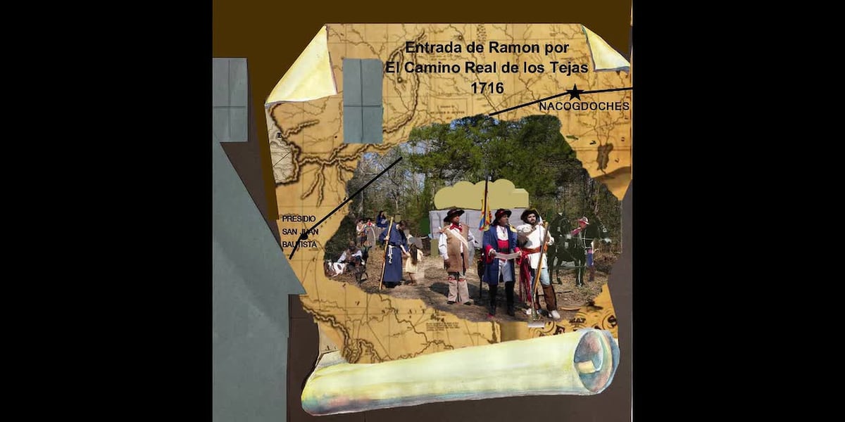 Downtown Nacogdoches murals depict East Texas history