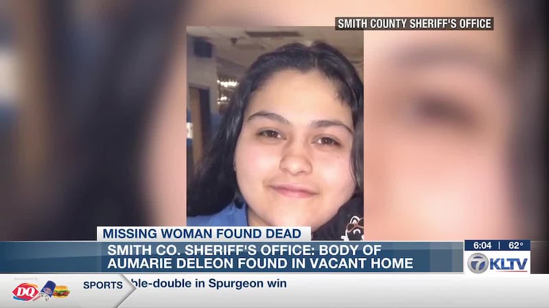 Smith County sheriff’s office confirms woman missing since December found dead