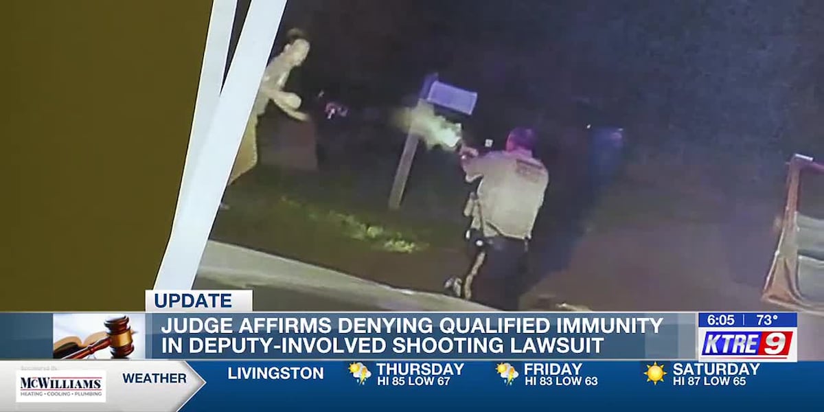 Federal judge affirms denying qualified immunity in Rusk Co. deputy ...