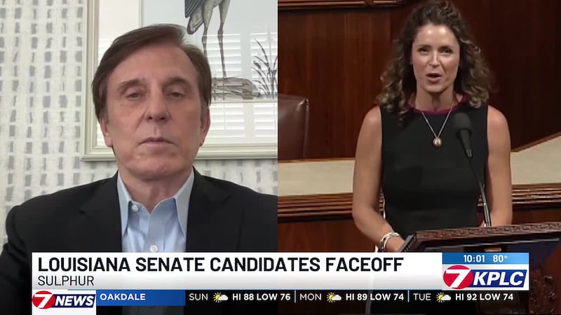Two Republican candidates made their case to Southwest Louisiana voters Thursday, as...