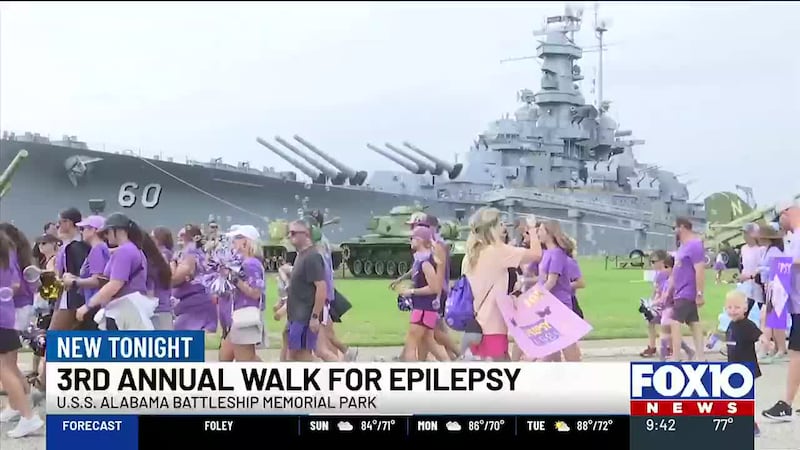 The annual event raises awareness and funds for people living with seizures.