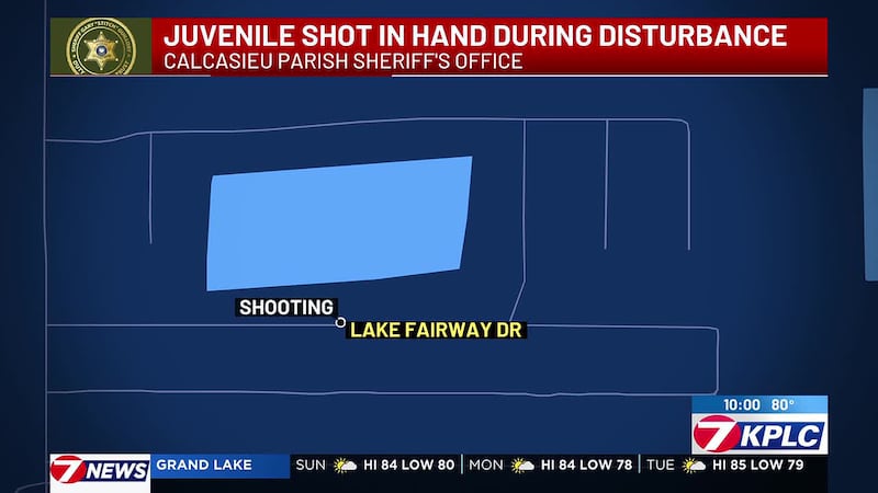 When they arrived, deputies learned a juvenile victim had been shot in the hand.