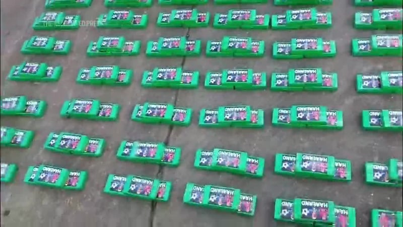 Ecuador police seize hundreds of packages containing cocaine bearing Erling Haaland’s image.