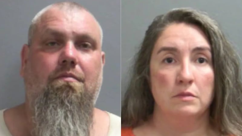 A couple is facing a felony charge after police said officers rescued a severely malnourished...
