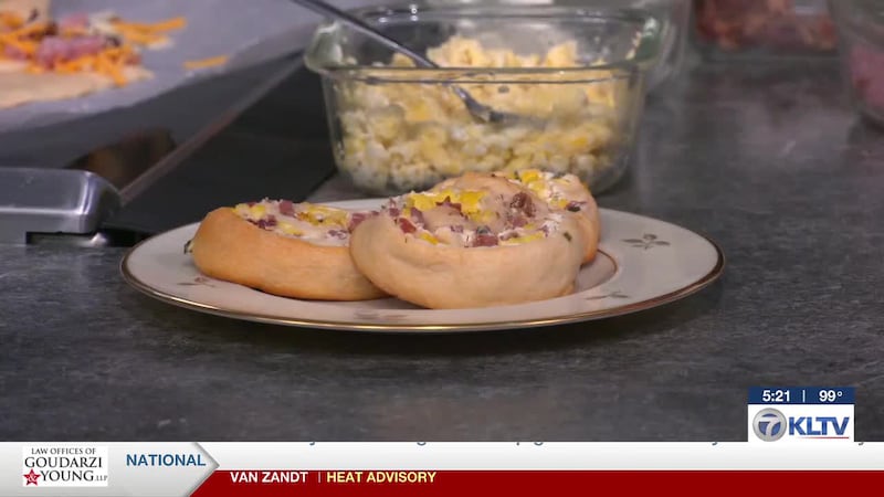 Breakfast rolls by Casie Buck with Oaklea Mansion in Winnsboro
