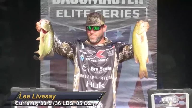 Longview's Lee Livesay weighs in at the SPRO Bassmaster Elite Series at Lake Champlain