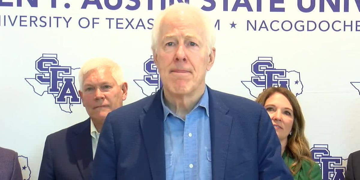 U.S. Sen. John Cornyn touts ‘Big Beautiful Bill’ at SFA