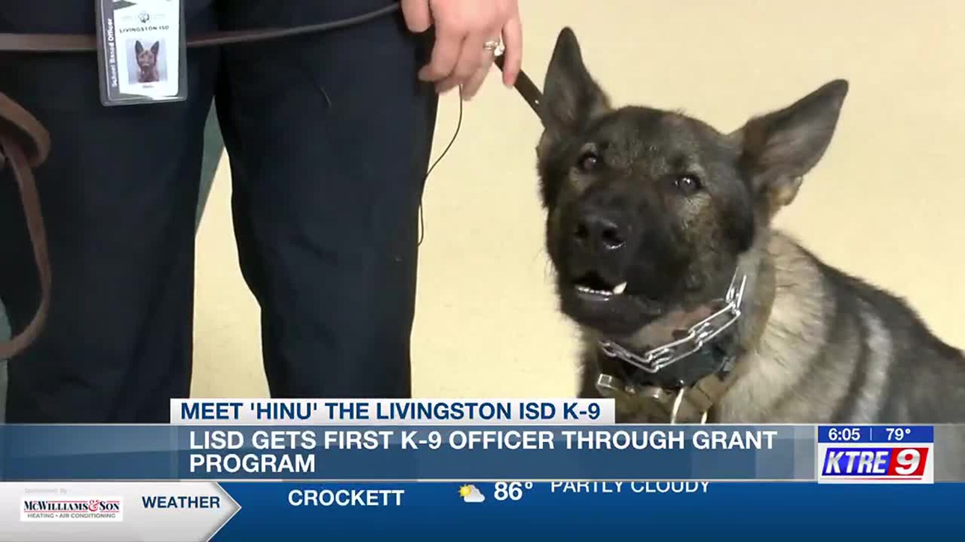 Livingston ISD gets first K-9 officer