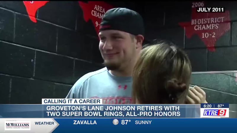 Groveton’s Lane Johnson announces retirement from NFL