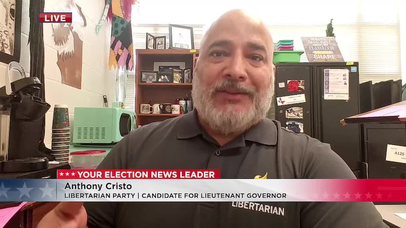 Libertarian lieutenant governor candidate outlines platform