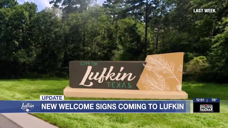 Lufkin council revisits plan for new welcome signs