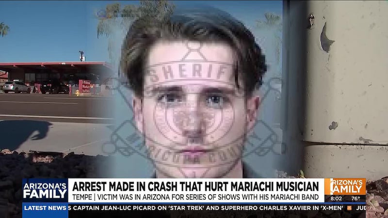 Nathaniel McKean, 23, has been arrested after police say he severely injured a mariachi...