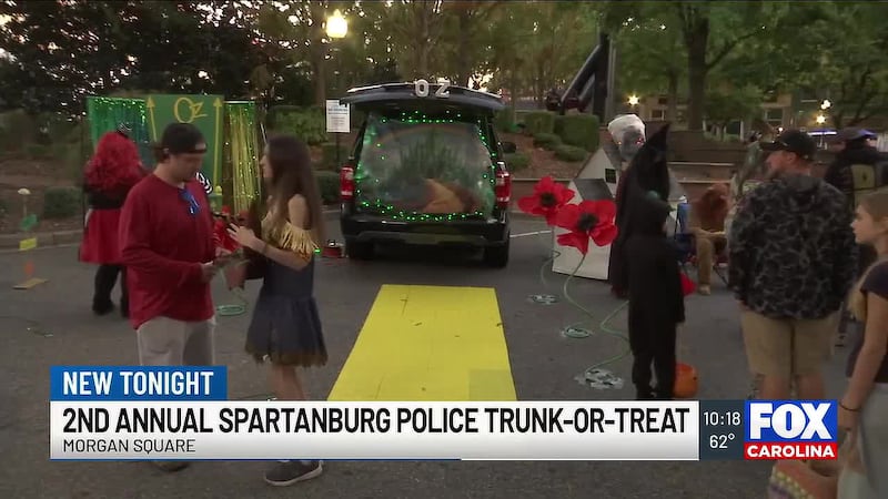 The biggest highlight of the night was the Halloween Heroes book walk where kids could read...